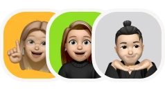 Decorative emojis